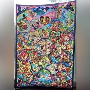 Disney All Star Stained Glass Jigsaw Puzzle, 1000 PCS.